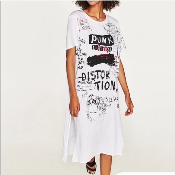 punk t shirt dress